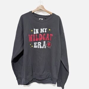 CI Sport CWU Graphic Crewneck College Sweatshirt Dark Gray Unisex Size XL